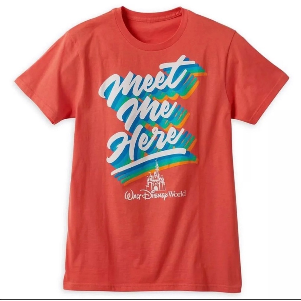 Disney World Meet Me Here Cotton T Shirt Size XL